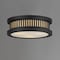 Maxim Lighting Oxford Outdoor 3-Light Flush Mount, Black 30599WTBK - alternate 4